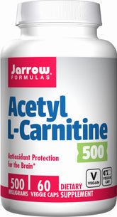 Acetyl-Lcarnitine 500 MG 60 Capsules JARROW-FORMULEN